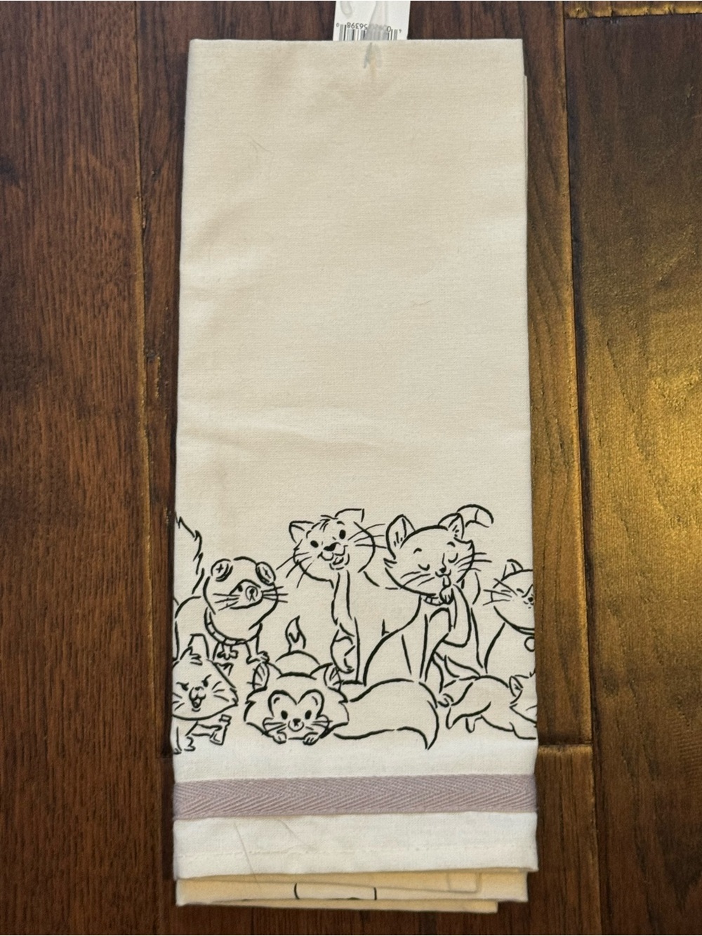 NWT Disney Aristocats Cat Print Pet-Themed Kitchen Towels - set of 2